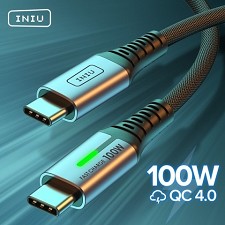 Cable USB-C  USB-C 100W 5A Rapide QC 4.0 ( 2M / 6 Pied )