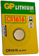 Batterie GP Lithium CR1616 DL1616 qty1