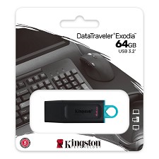 Cl USB 64GB DTX/64GB USB 3.2 Kingston DataTraveler EXODIA