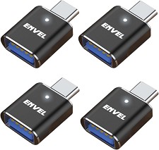 USB female to USB-C male adapter