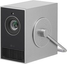 LG HU710PB Portable Cinebeam Qube Smart Projector 4K ULTRA UHD HDR 