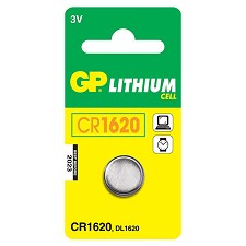 Battery GP Lithium CR1620 DL2016 qty1